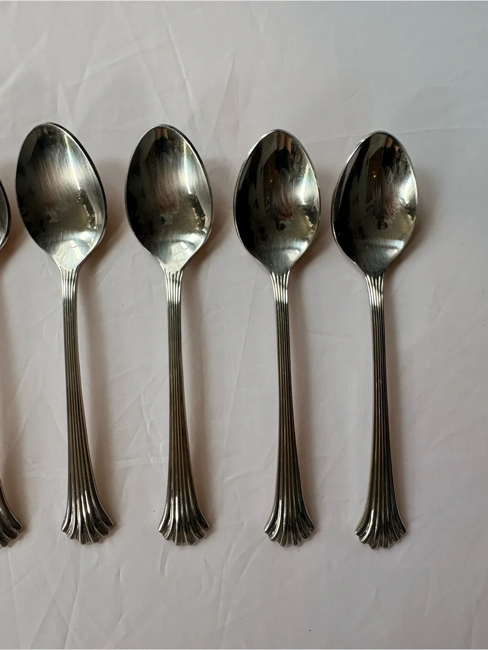 8 Vintage Wallace Spoons Discontinues Patter Tiara